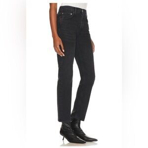 Agolde Parker Black Straight Leg Women's Jeans